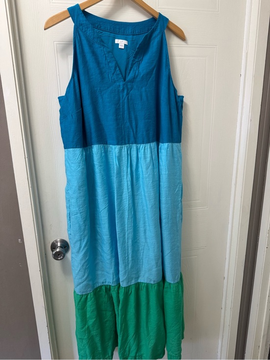 J. Jill Dresses & Skirts - J. Jill Teal Blue Lightweight Top